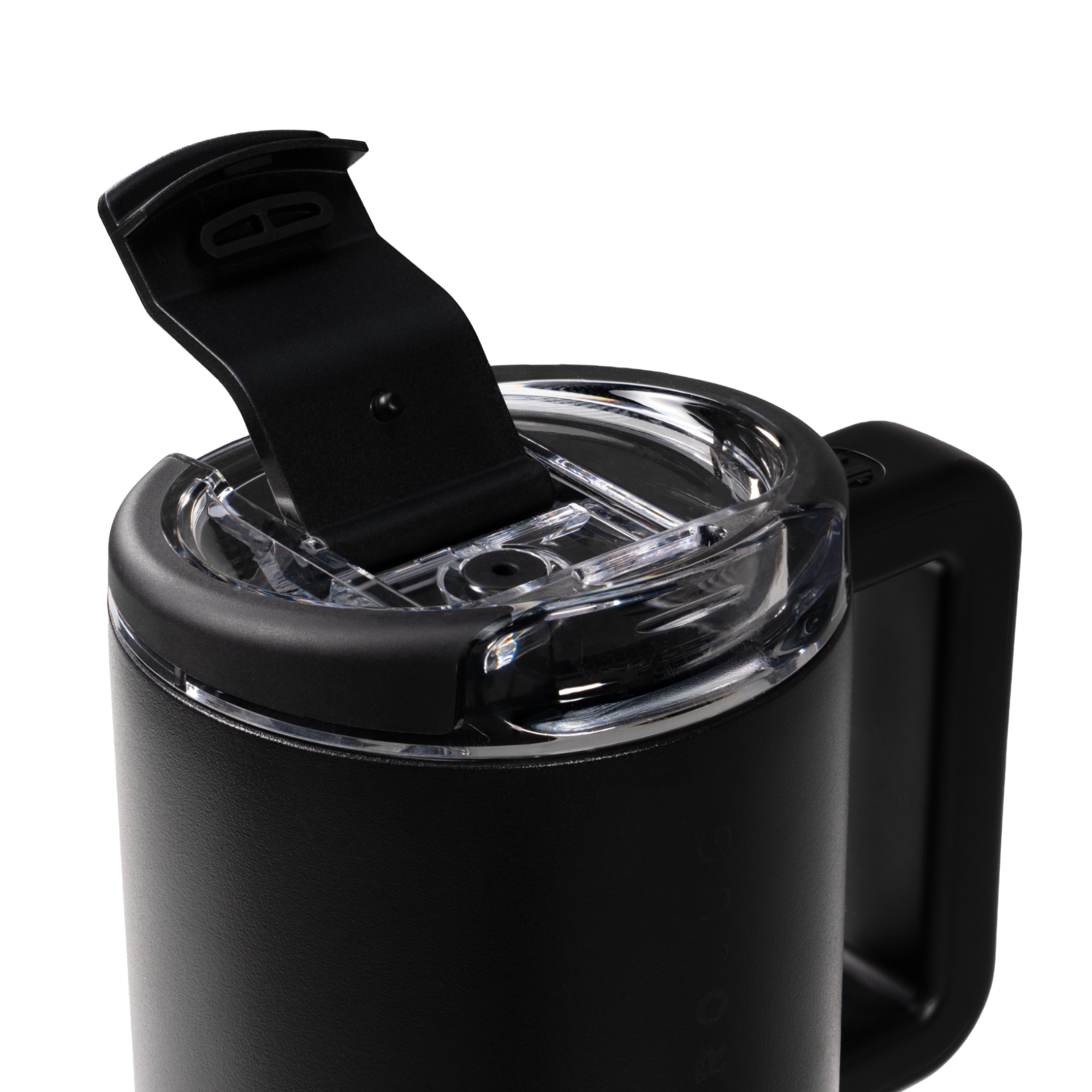 HydroJug Black Coffee Traveler 20oz Lid with Flip-Top Spout