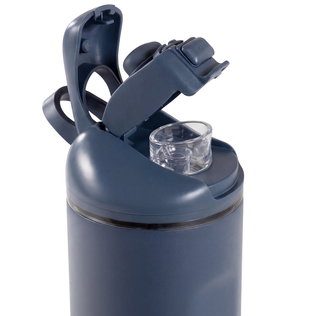 Close-up of HydroJug Ease2o Straw and Chug Lid in Cascade 32oz