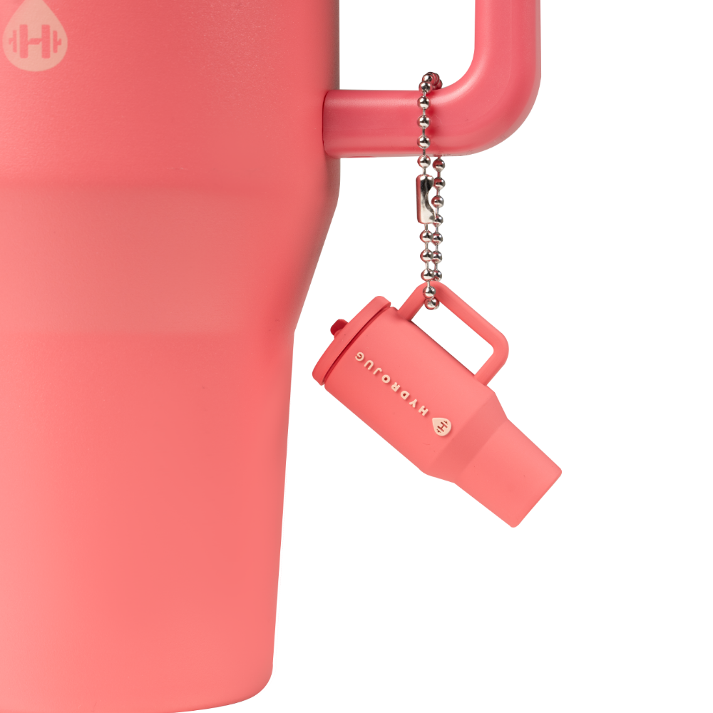 Salmon Traveler Keychain with Mini Tumbler Charm