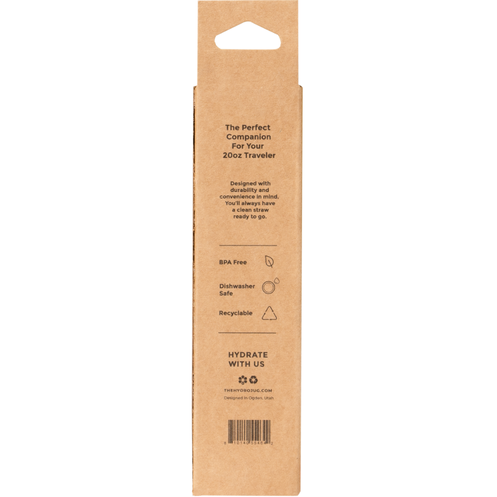 HydroJug 4 Pack Traveler Straws (20oz)