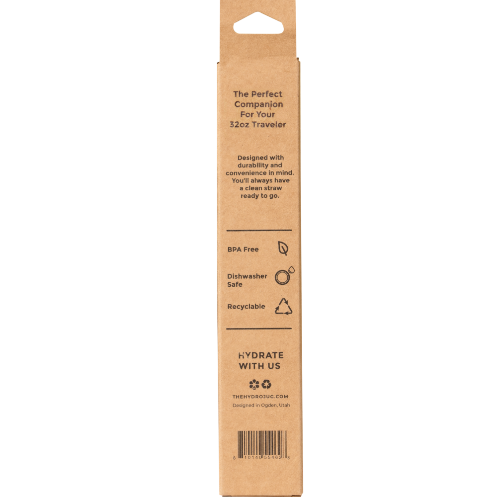 HydroJug 4 Pack Traveler Straws (32oz)