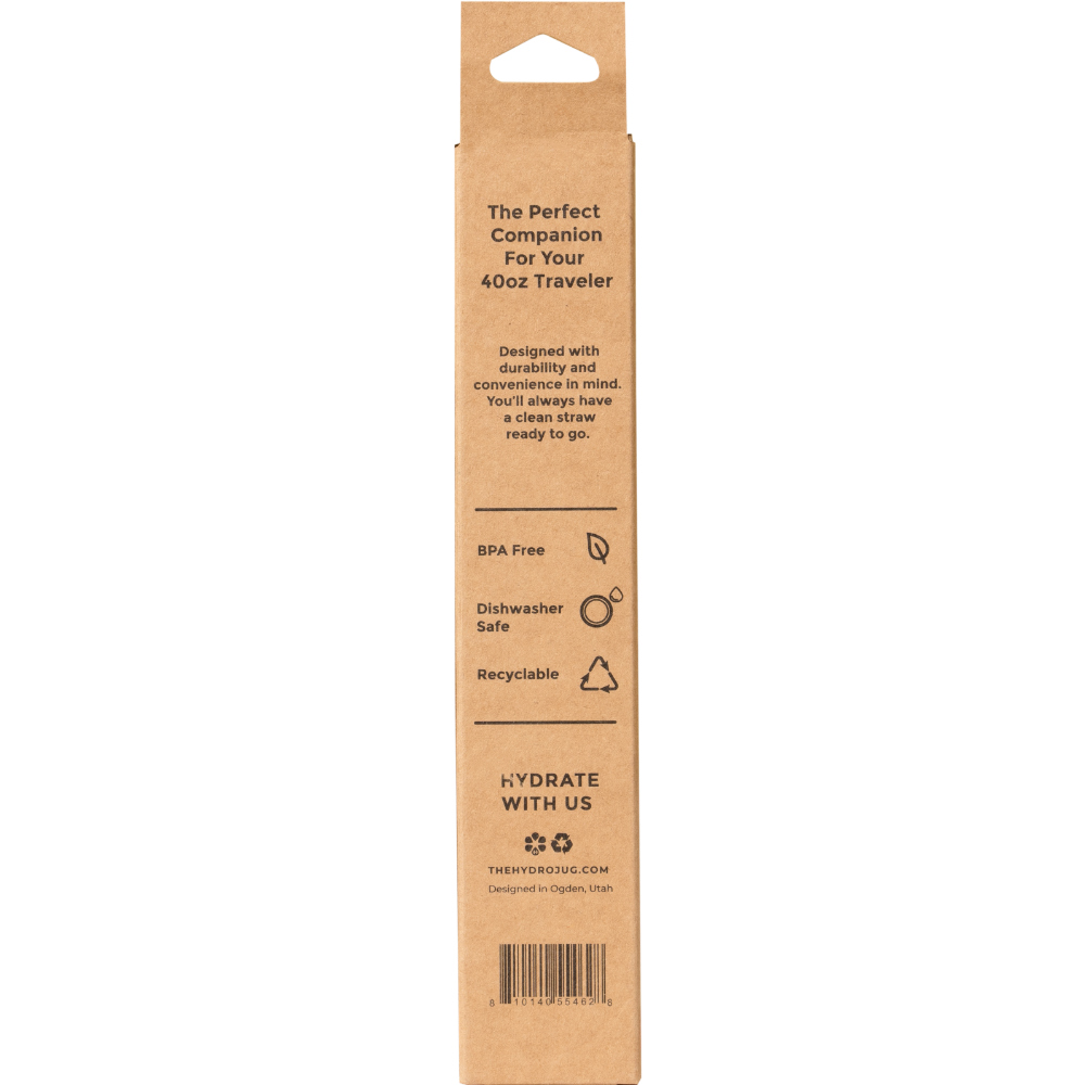 HydroJug 4 Pack Traveler Straws (40oz)