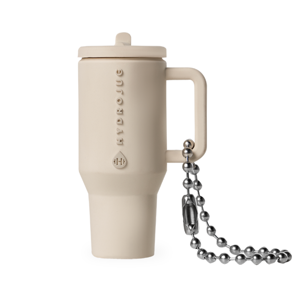 Cream Traveler Keychain