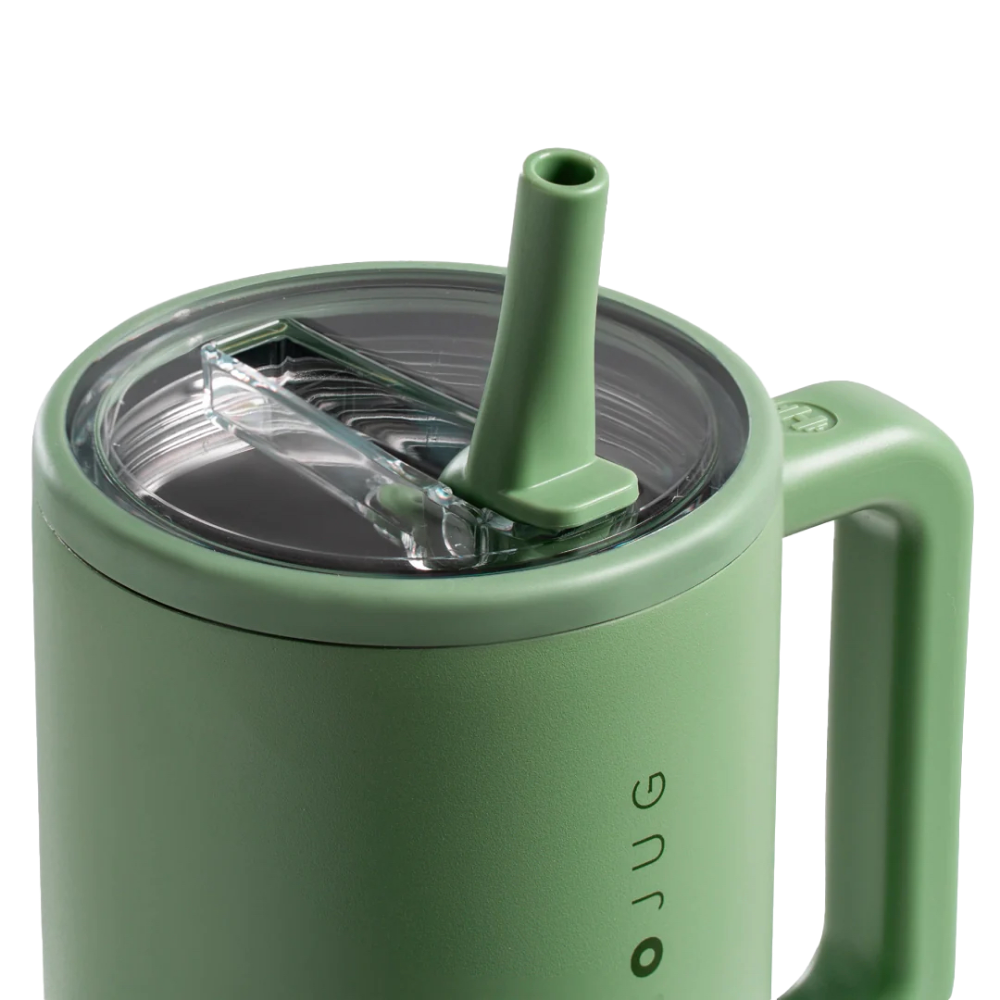 Sage Traveler 40oz with Flip Straw and Clear Lid