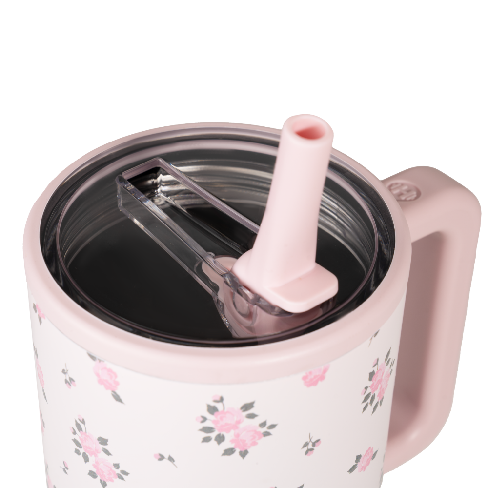 Wildrose Traveler 20oz with Flip Straw and Clear Lid