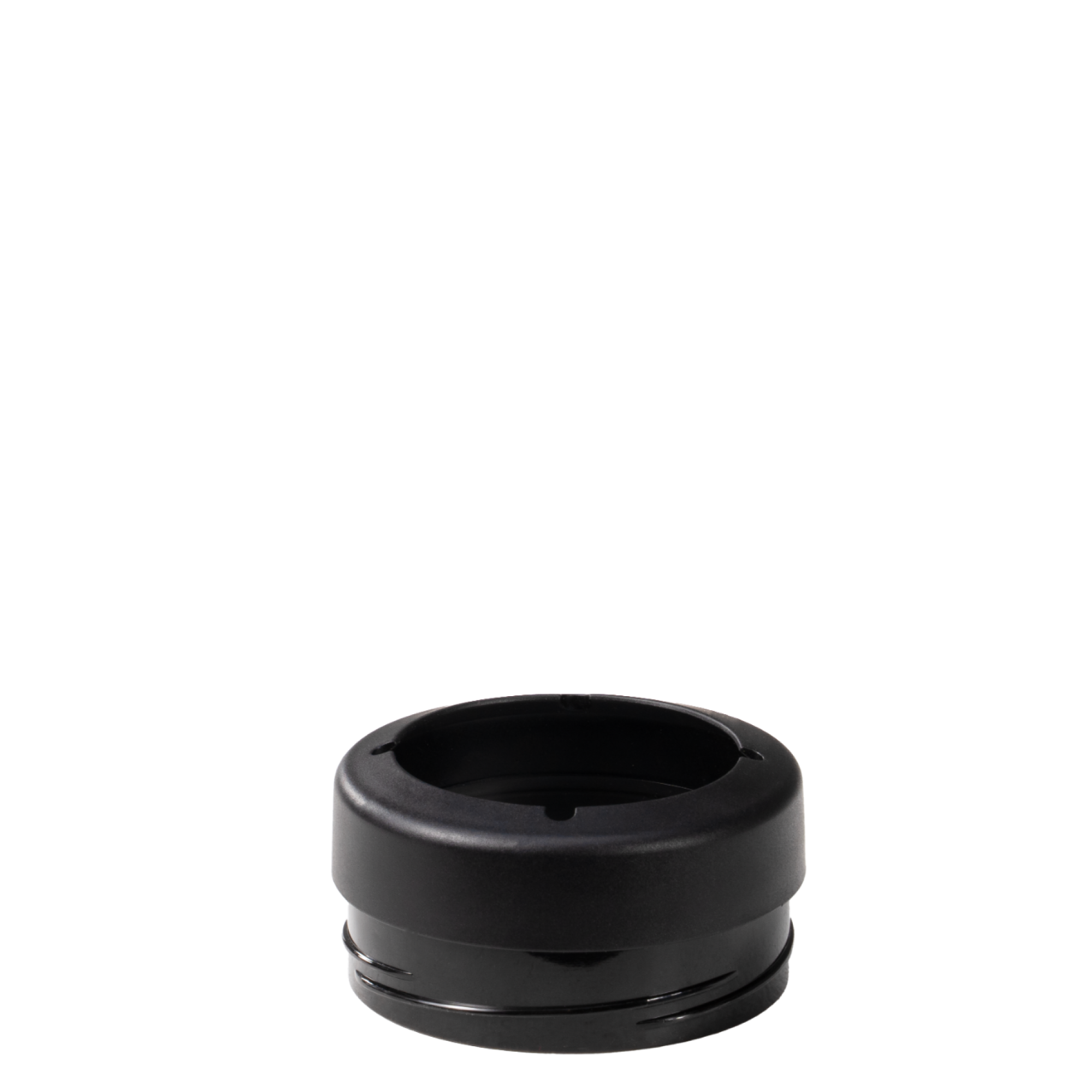 Black Can Cooler 16oz Screw Top Lid