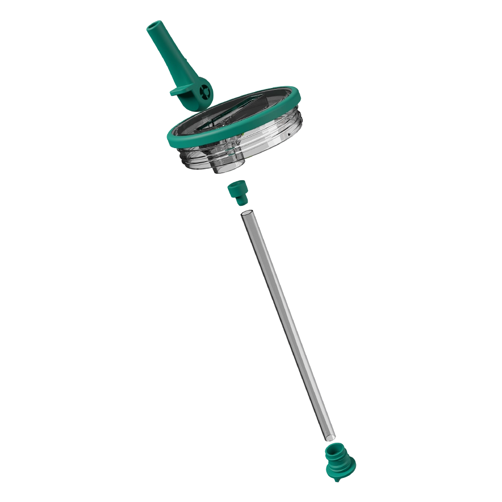 Kelly Green Removable Traveler Lid 40oz