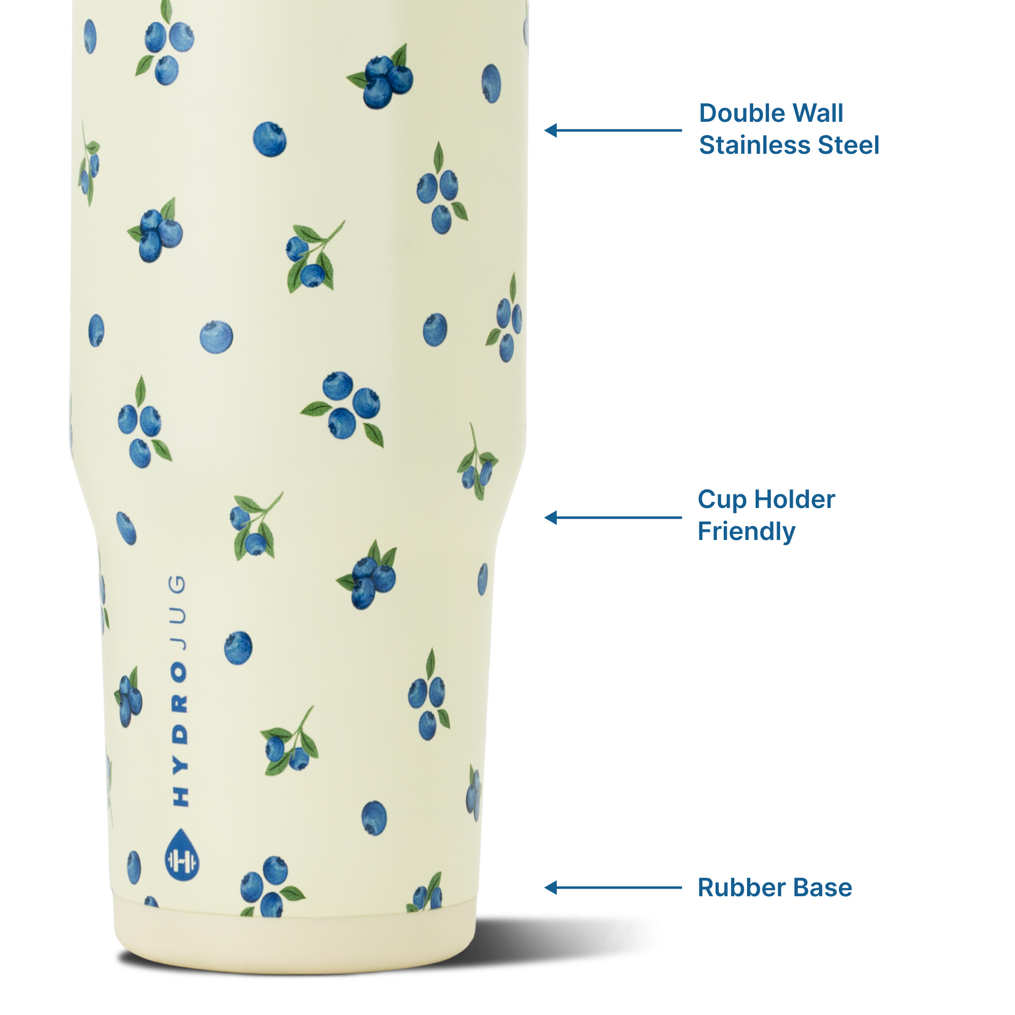 Freshly Pick'd 32oz Ease2o Features: Locking Lid, Stainless Steel, Rubber Base