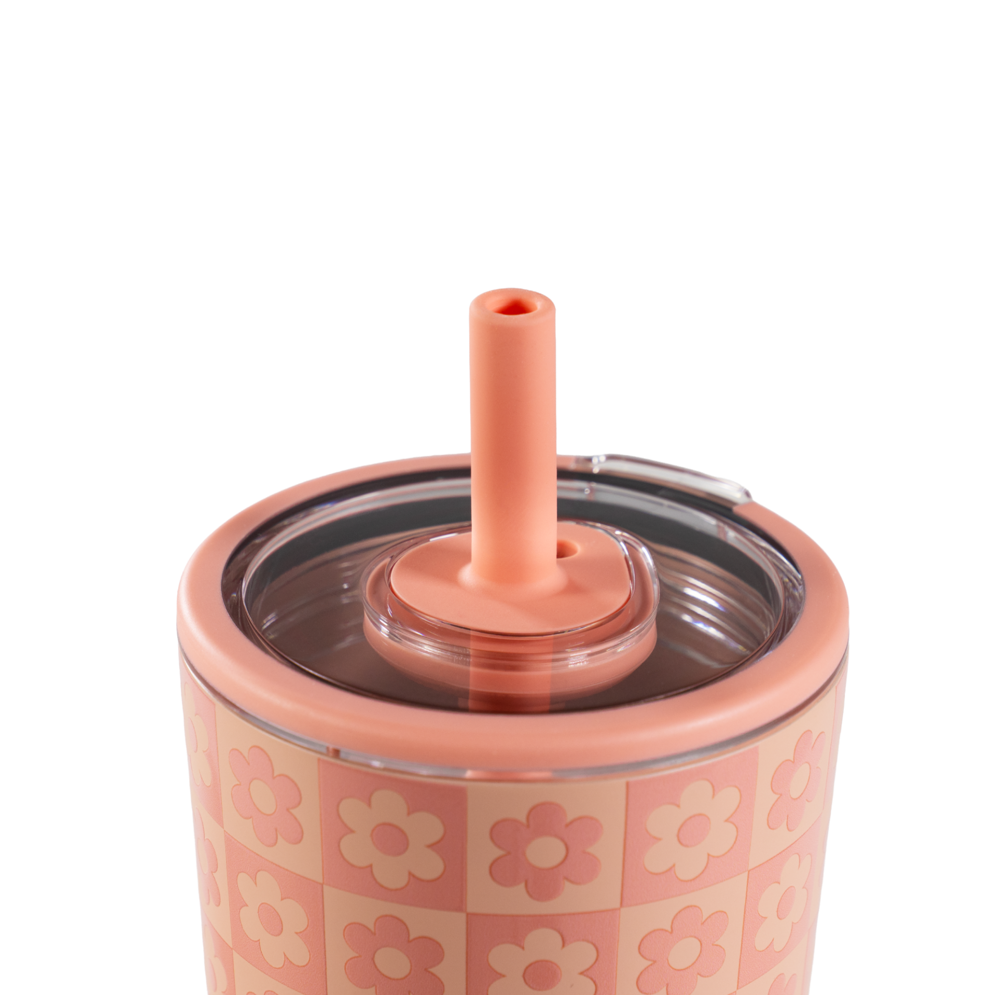 HydroJug Daisy Checkers Everyday Tumbler 14oz Straw Lid