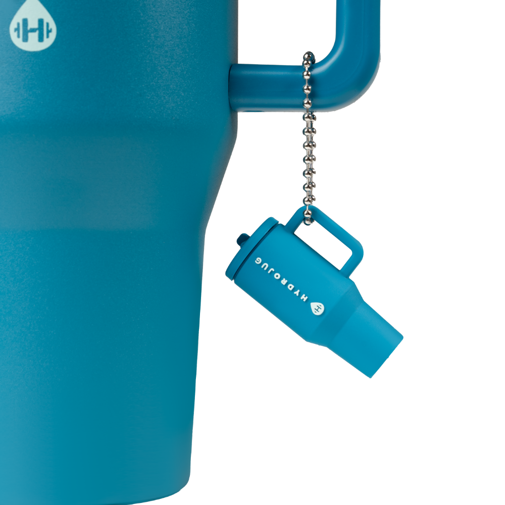 Glacier Traveler Keychain with Mini Tumbler Charm