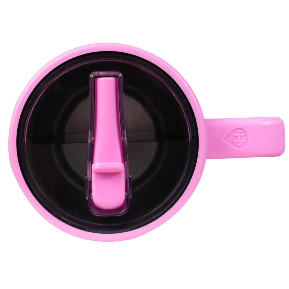 Bubblegum Checkers Traveler Lid